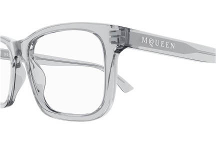 Glasögon Alexander McQueen AM0486O 009 Fyrkantig Grå