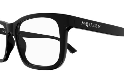 Glasögon Alexander McQueen AM0486O 006 Fyrkantig Svart