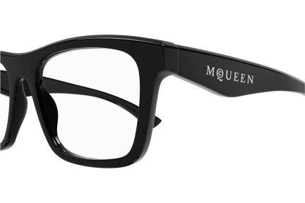 Glasögon Alexander McQueen AM0475O 006 Fyrkantig Svart