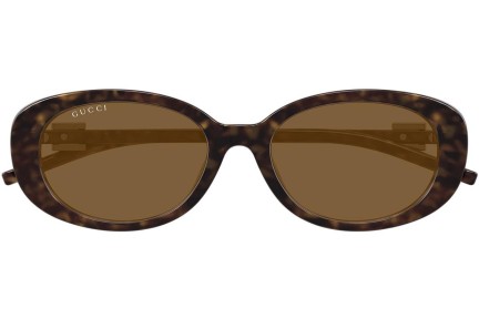 Solglasögon Gucci GG1684SA 004 Oval Havana