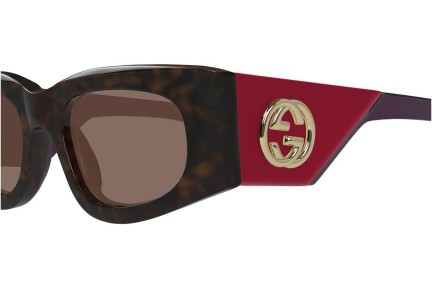 Solglasögon Gucci GG1664S 004 Fyrkantig Havana