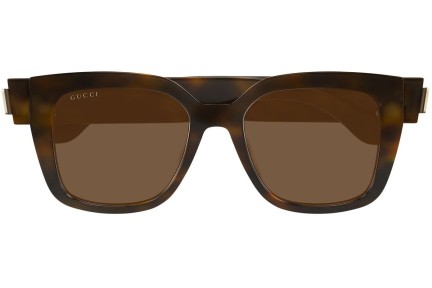 Solglasögon Gucci GG1690SK 002 Fyrkantig Havana