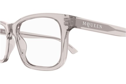 Glasögon Alexander McQueen AM0486O 008 Fyrkantig Grå