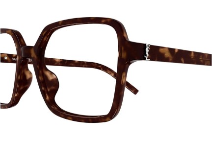 Glasögon Saint Laurent SLM139 002 Fyrkantig Havana