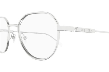 Glasögon Alexander McQueen AM0479O 001 Runda Silver