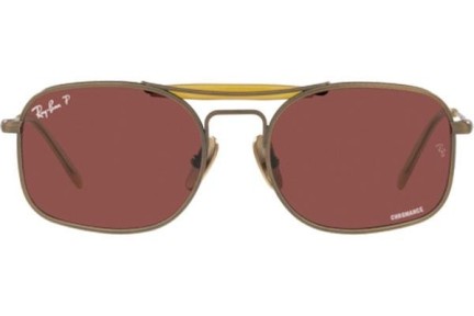 Solglasögon Ray-Ban Chromance Collection RB8062 9207AL Polarized Fyrkantig Brun