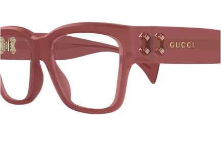 Glasögon Gucci GG1705O 003 Fyrkantig Rosa