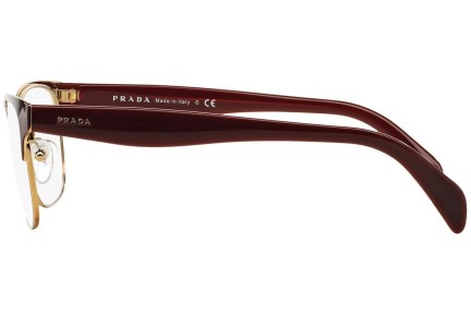 Glasögon Prada PR65RV UAN1O1 Browline Brun