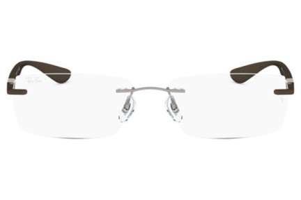 Glasögon Ray-Ban RX8724 1131 Rektangulära Silver