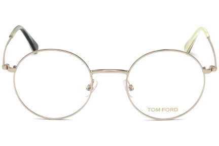 Glasögon Tom Ford FT5503 028 Runda Guld