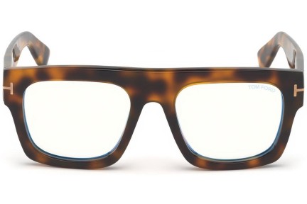 Glasögon Tom Ford FT5634-B 056 Flat Top Havana