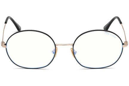 Glasögon Tom Ford FT5701-B 001 Runda Svart