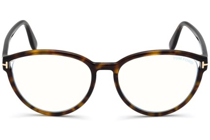 Glasögon Tom Ford FT5706-B 052 Runda Havana