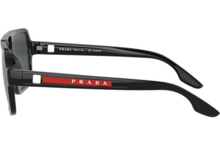 Solglasögon Prada Linea Rossa PS01XS 1AB02G Polarized Rektangulära Svart