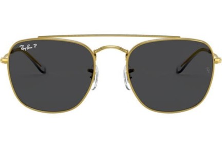 Solglasögon Ray-Ban RB3557 919648 Polarized Fyrkantig Guld