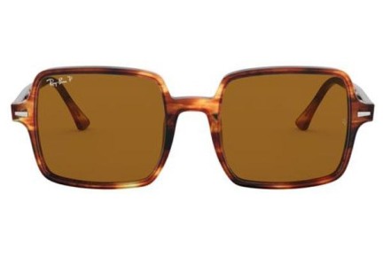 Solglasögon Ray-Ban Square II RB1973 954/57 Polarized Oversize Havana