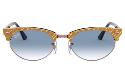 Solglasögon Ray-Ban Clubmaster Oval RB3946 13063F Browline Beige