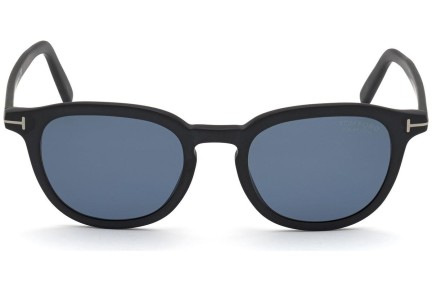 Solglasögon Tom Ford FT0816 02V Polarized Runda Svart