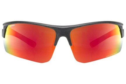 Solglasögon uvex sportstyle ocean P Black Mat S3 Polarized Rektangulära Svart