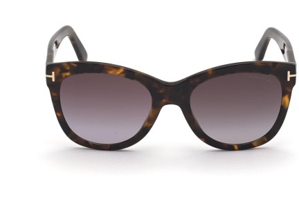 Solglasögon Tom Ford FT0870 52T Cat Eye Havana