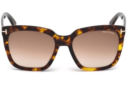 Solglasögon Tom Ford Amarra FT0502 52F Fyrkantig Havana