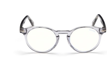 Glasögon Tom Ford FT5557-B 020 Runda Kristall