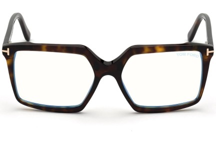 Glasögon Tom Ford FT5689-B 052 Fyrkantig Havana