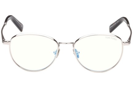 Glasögon Tom Ford FT5749-B 016 Runda Silver