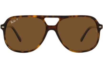 Solglasögon Ray-Ban Bill RB2198 902/57 Polarized Fyrkantig Havana