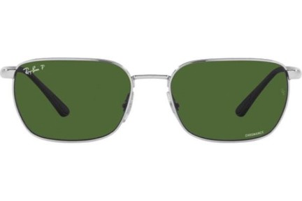 Solglasögon Ray-Ban Chromance Collection RB3684CH 003/P1 Polarized Rektangulära Silver