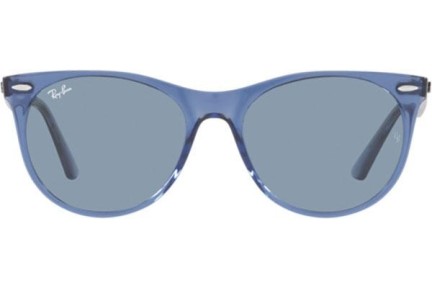 Solglasögon Ray-Ban Wayfarer II RB2185 658756 Fyrkantig Blå