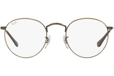 Glasögon Ray-Ban Round Metal Classic RX3447V 3117 Runda Guld