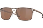 Solglasögon Oakley Holbrook TI OO6048-03 Polarized Fyrkantig Brun