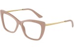 Glasögon Dolce & Gabbana DG3348 1620 Cat Eye Beige