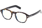 Glasögon Tom Ford FT5821-B 056 Runda Havana