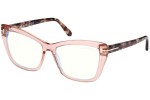 Glasögon Tom Ford FT5826-B 072 Cat Eye Rosa