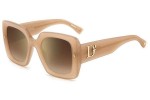 Solglasögon Dsquared2 D20063/S 10A/JL Oversize Beige