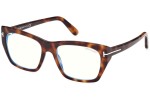 Glasögon Tom Ford FT5846-B 053 Fyrkantig Havana