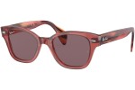 Solglasögon Ray-Ban RB0880S 6639AF Polarized Fyrkantig Rosa