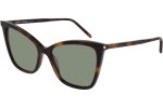 Solglasögon Saint Laurent SL384 002 Cat Eye Havana