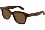 Solglasögon Alexander McQueen AM0382S 006 Fyrkantig Havana