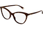 Glasögon Gucci GG1079O 003 Cat Eye Havana