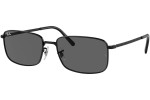 Solglasögon Ray-Ban RB3717 002/B1 Rektangulära Svart