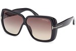 Solglasögon Tom Ford FT1037 01B Oversize Svart