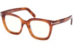 Glasögon Tom Ford FT5880-B 053 Fyrkantig Brun