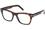 Glasögon Tom Ford FT5886-B 052 Fyrkantig Havana