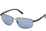 Solglasögon Timberland TB9325 08D Polarized Rektangulära Silver