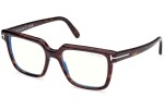 Glasögon Tom Ford FT5889-B 052 Fyrkantig Havana