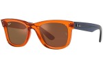 Solglasögon Ray-Ban Wayfarer Reverse RBR0502S 6712GM Fyrkantig Orange