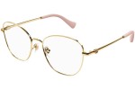 Glasögon Gucci GG1418O 003 Cat Eye Guld